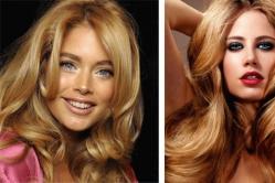 Light brown hair color - all shades from dark to light brown
