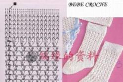 How to crochet knee socks patterns